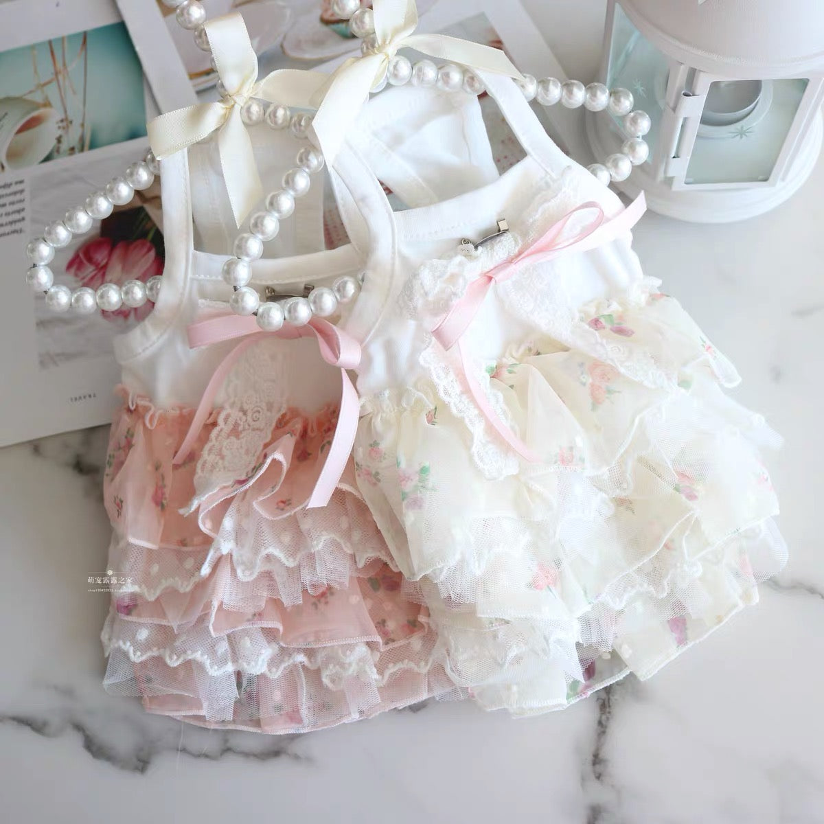Princess Lace Layered Dog Cat Dress