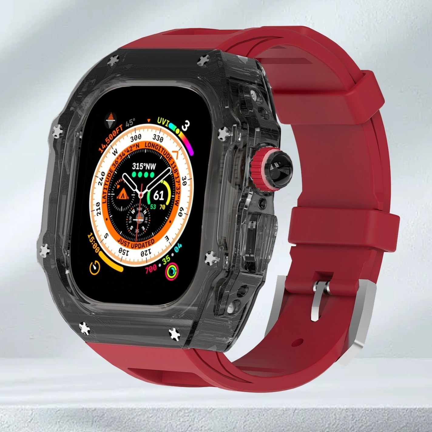 Transparent Luxury Apple Watch Cases for Apple Watch Ultra and Ultra 2