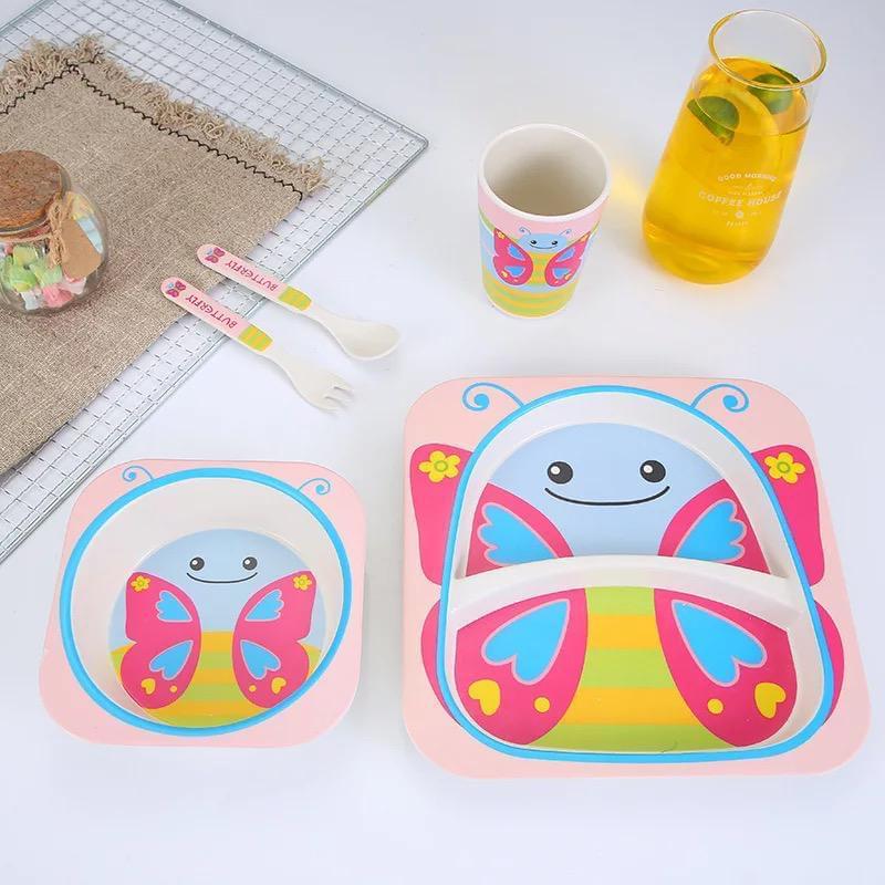 KIDS 5IN1 MELAMINE TABLEWARE SET