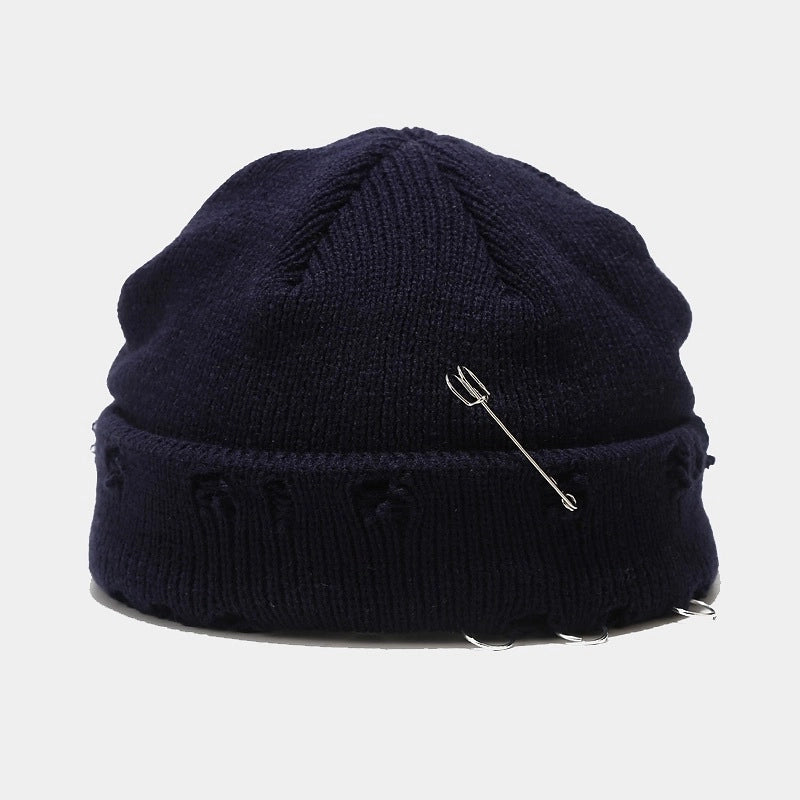Unisex Basic Modern Style Classic Style Solid Color Short Brim Wool Cap