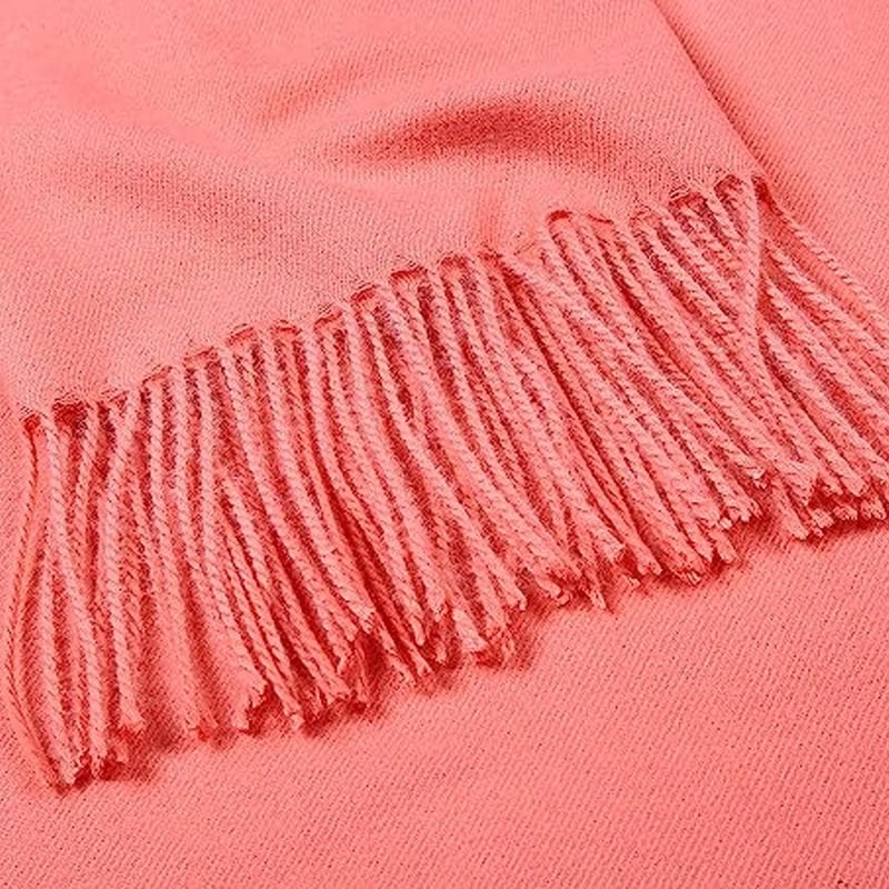 Autumn And Winter New Solid Color Scarf Sweet Wind Imitation Cashmere Scarf Women's Warm Scarf Fashion Shawl