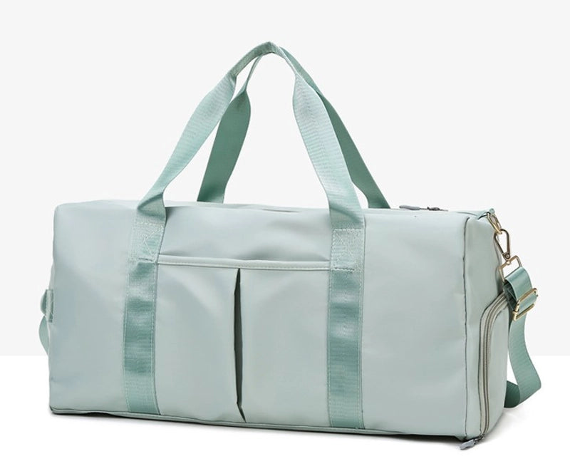 Unisex Fashion Solid Color Nylon Waterproof Travel Bags