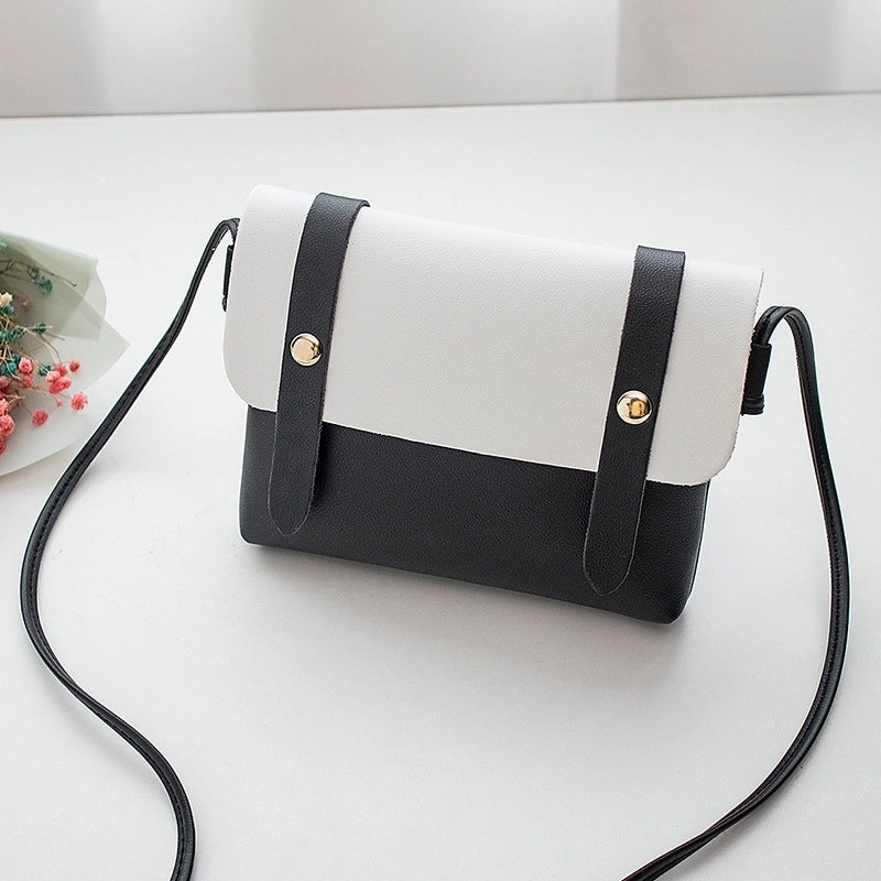 Women's All Seasons Pu Leather Solid Color Elegant Square Magnetic Buckle Square Bag