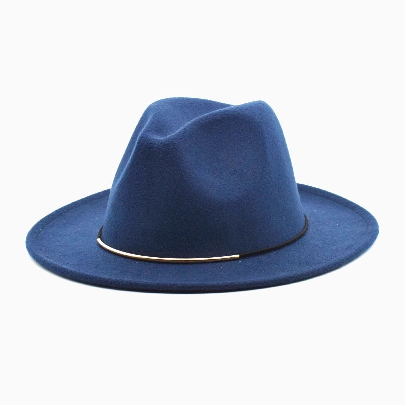 Men's Jazz Hat British Harajuku Style Retro Top Hat Women's Trendy Women's Woolen Hat