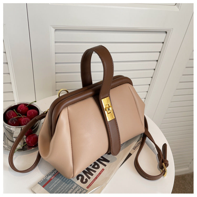Textured PU Leather Crossbody Bag