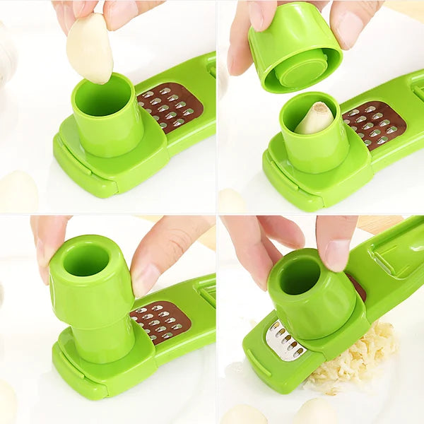 Multifunctional garlic grinder