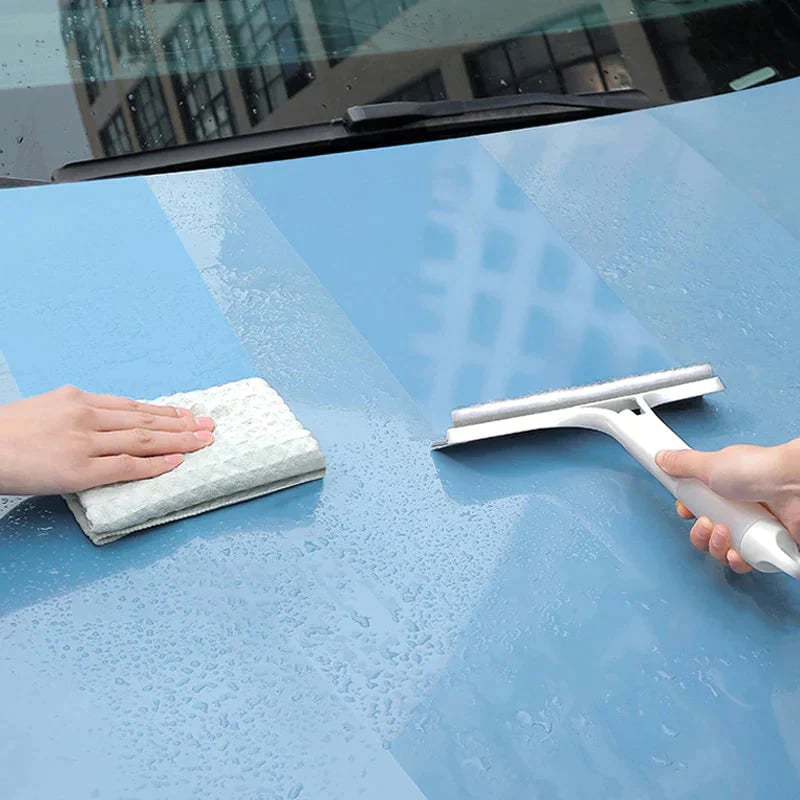 ⚡Last Day 49% OFF⚡3-in-1 Window Squeegee with Sponges and Spray