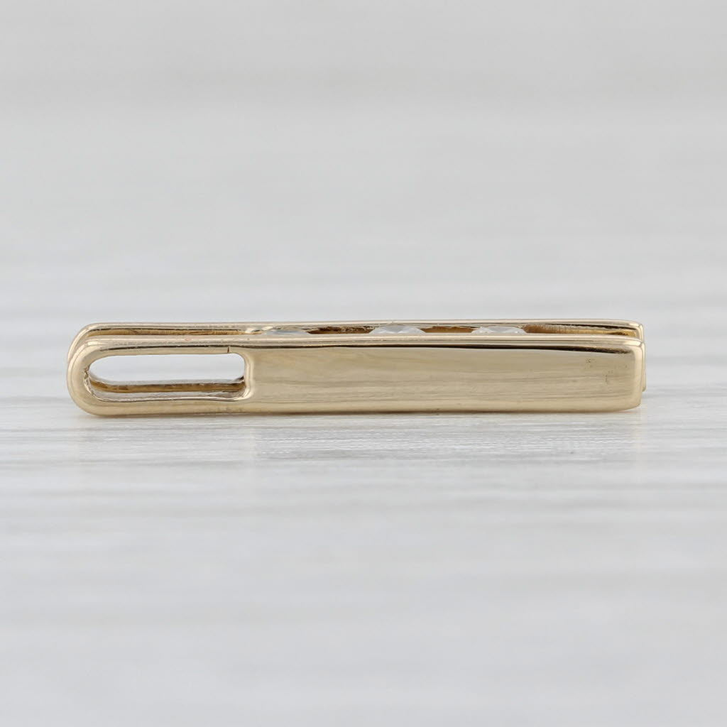 0.12ctw 3-stone Diamond Pendant 10k Yellow Gold