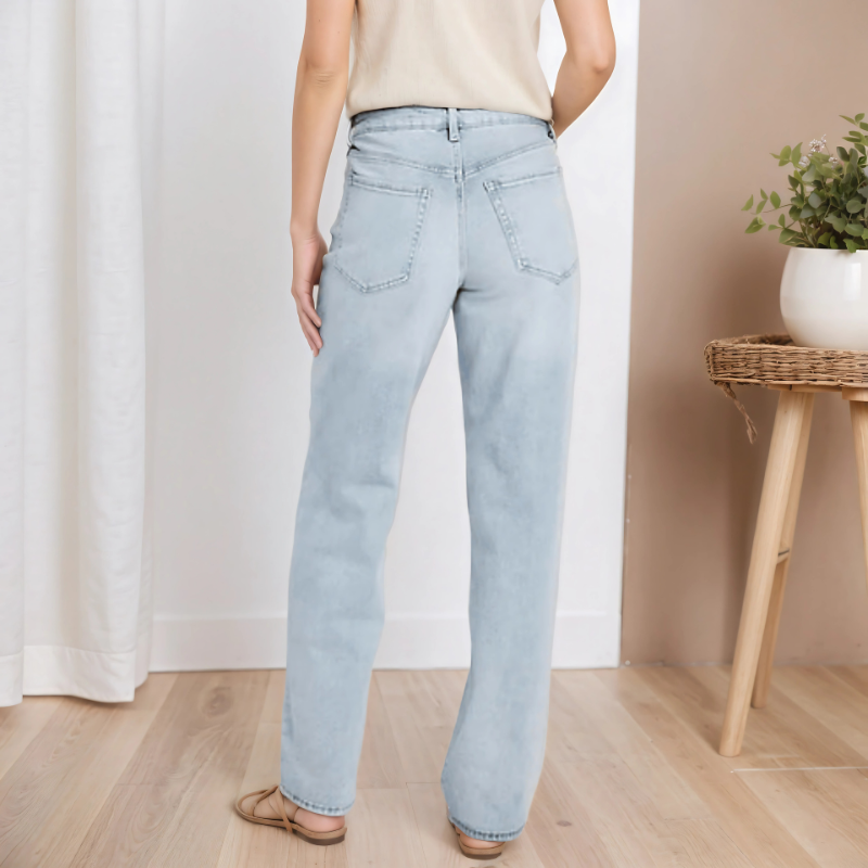 Women's High-Waisted Loose Jeans