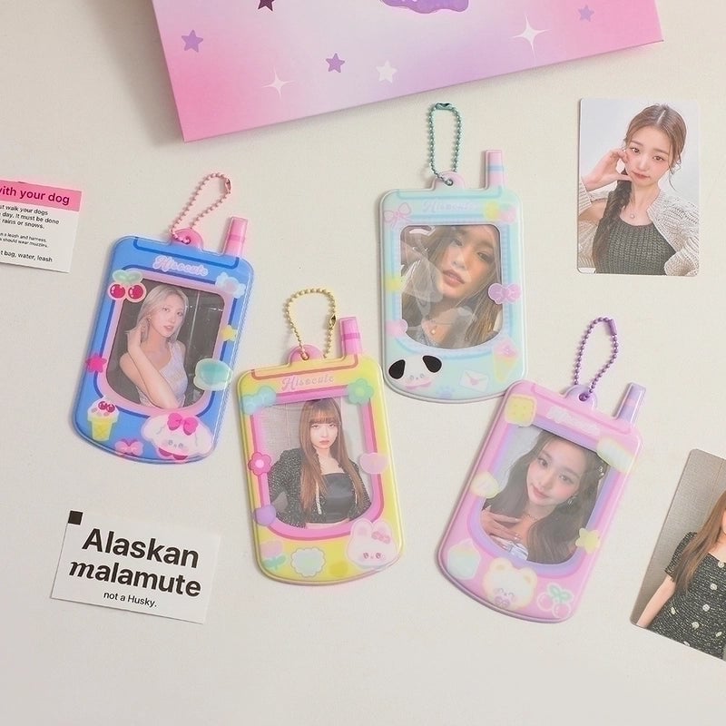 Women's Cartoon Pvc Open Card Holders