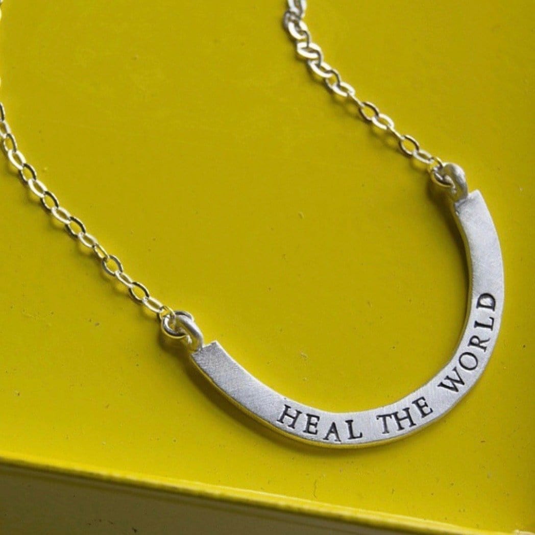 Tikkun Olam Cup Half Full Necklace