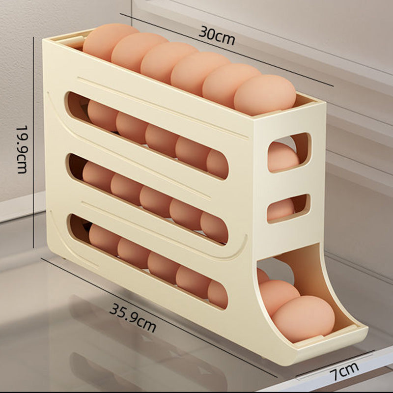 💥4-Tier Tilted Design Egg Storage Rack🥚