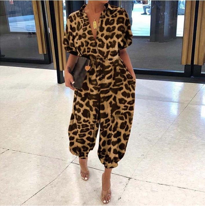 2023 NEW FASHION PLUS SIZE Casual Pocket Jumpsuit