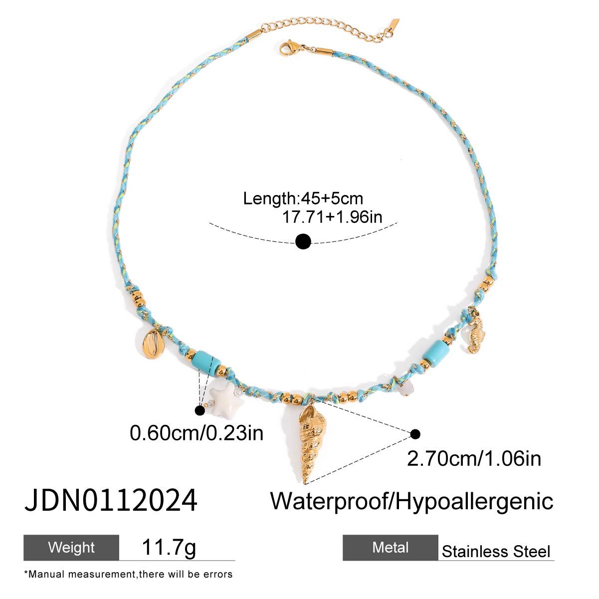 Stainless Steel Diy Pendant Braided Necklace Stacked Clavicle Chain Titanium Steel Necklace