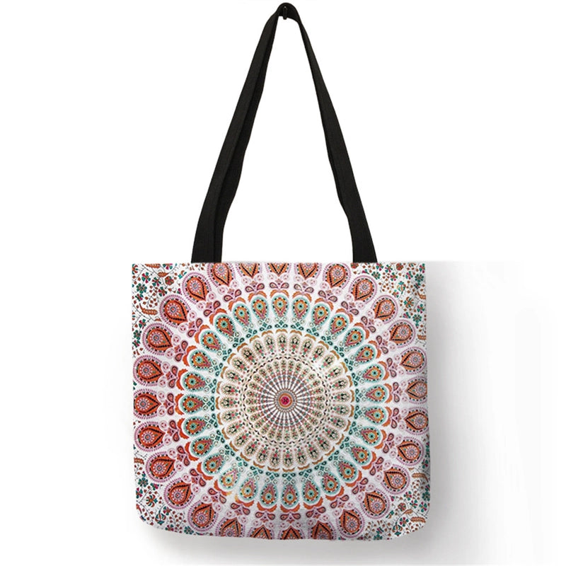 Women's Medium Polyester Geometric Basic Classic Style Square Open Shoulder Bag