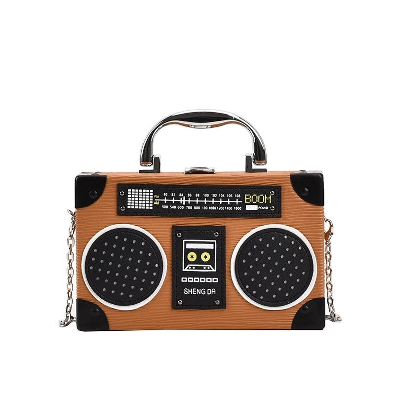 Women's Mini All Seasons Pu Leather Color Block Streetwear Square Lock Clasp Shoulder Bag