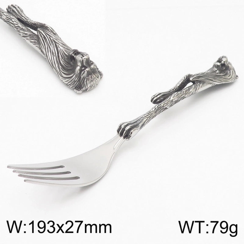Punk Color Matching Stainless Steel Tableware