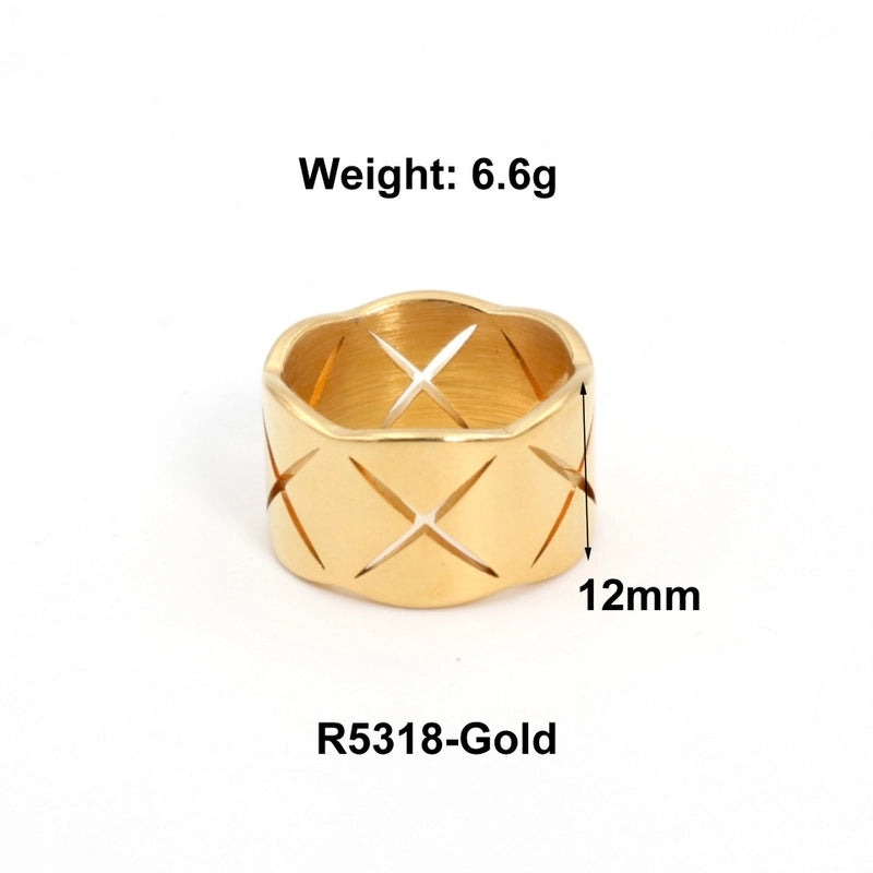 Vintage Style Classic Style Geometric Heart Shape Butterfly Titanium Steel Plating Rings
