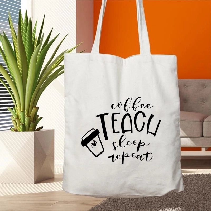 Women's Minimalist Letter Shopping Bags