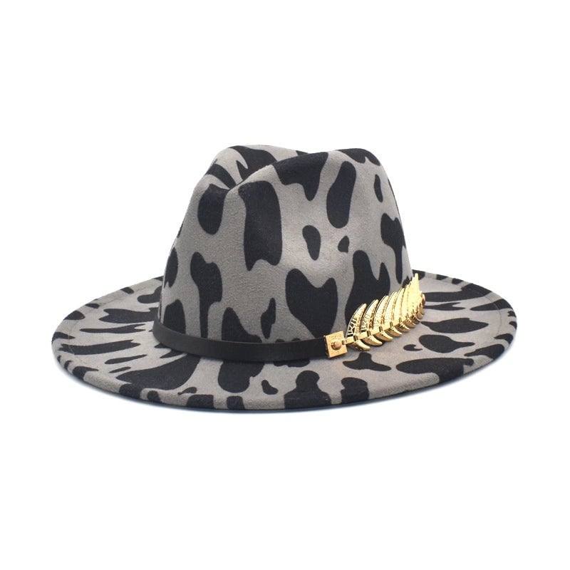 Hot Selling Big Rim Jazz Hat Women's New Dairy Wool Hat Men's Autumn And Winter Warm Fedora Hat