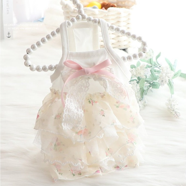 Princess Lace Layered Dog Cat Dress