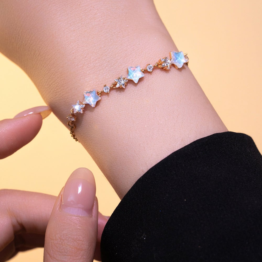 Fashionable Little Star Bracelet For Women Korean Style Niche Exquisite Versatile Girlfriends Bracelet