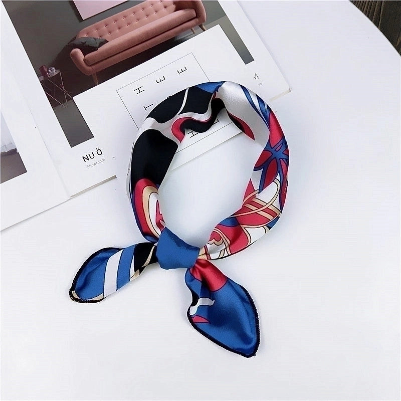 New Spring And Autumn Summer Small Silk Scarf Small Square Towel Women's Professional Variety Decorative Printed Scarf Scarf