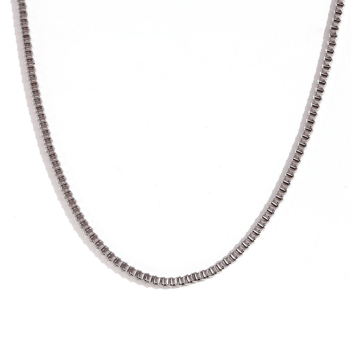 Minimalist Stripe Geometric Stainless Steel 18K Gold Plated Necklaces