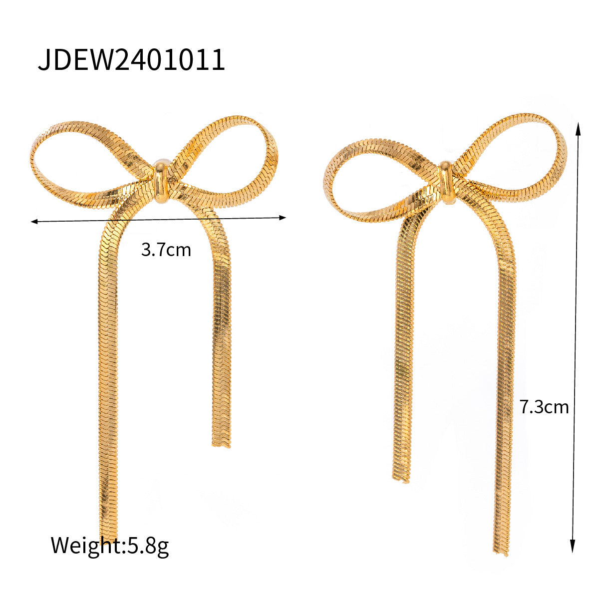Titanium Steel Earrings Earrings 18K Gold Earrings Stainless Steel