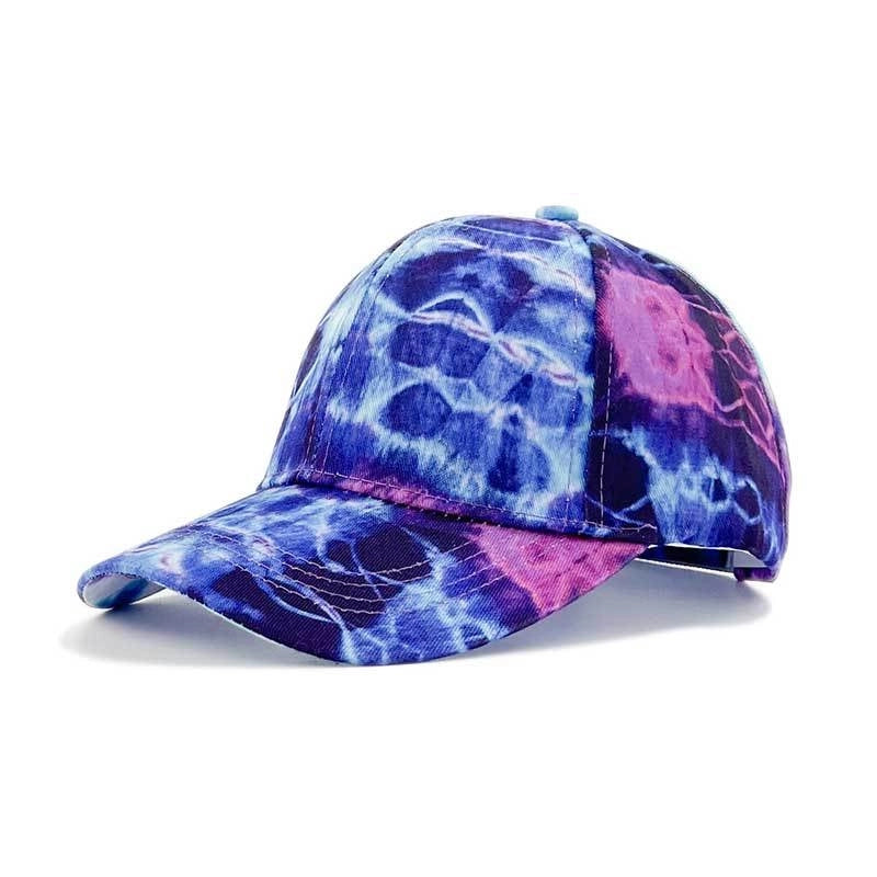 Unisex Fashion Colorful Printing Curved Eaves Baseball Cap