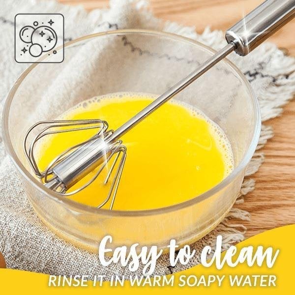 🔥BIG SALE - 47% OFF🔥Stainless Steel Semi-Automatic Whisk - BUY 2 GET 2 FREE