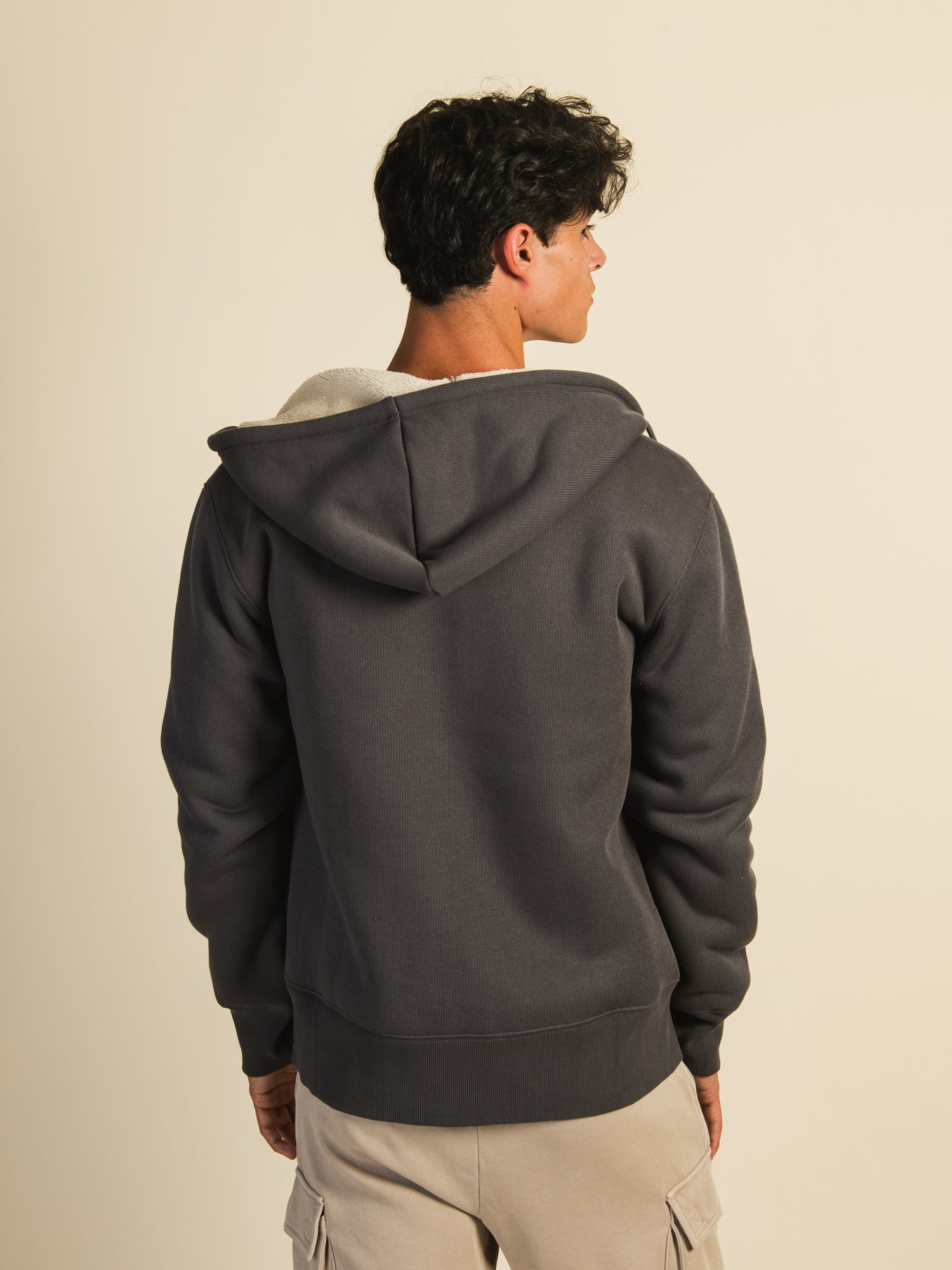 KOLBY SHERPA LINED FLEECE HOOD