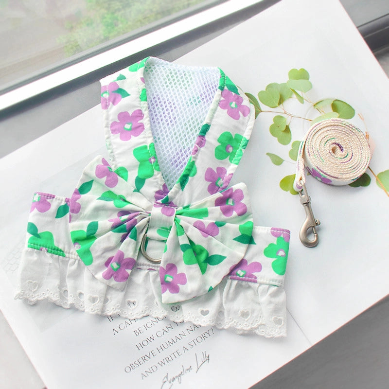 Minimalist Polyester Color Block Pet Clothing