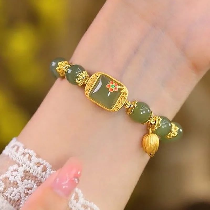 🔥 BIG SALE - 48% OFF🔥🔥Hotan Jade Beaded Bracelet