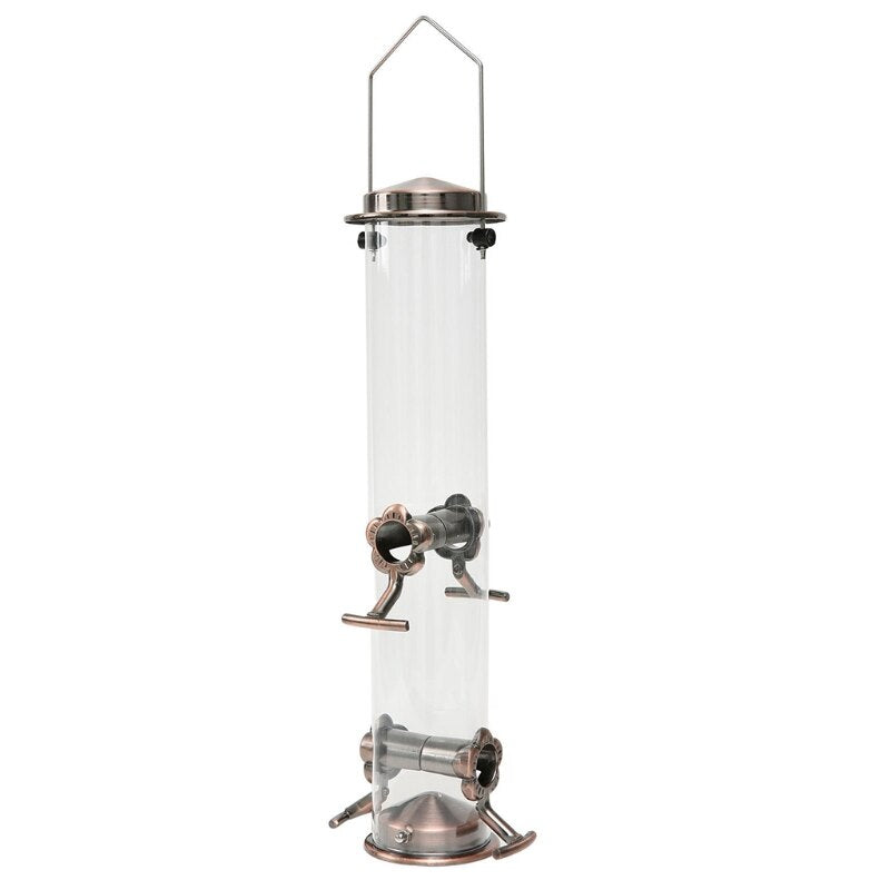 Bird Feeder Tube Hanging With Feeding Ports