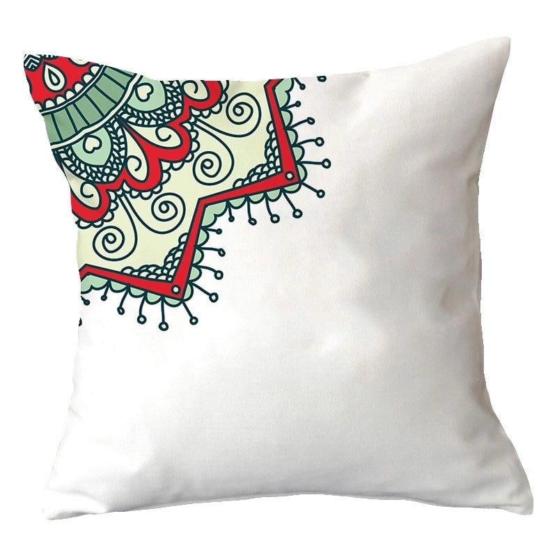 Casual Vacation Color Block Plush Pillow Cases