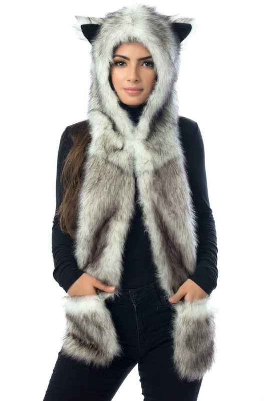 Unisex Fashion Cartoon Imitation Fur Winter Scarves