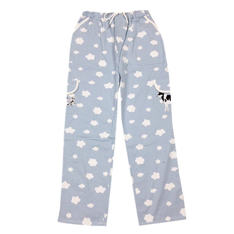 Cow Cloud Pants KF81651