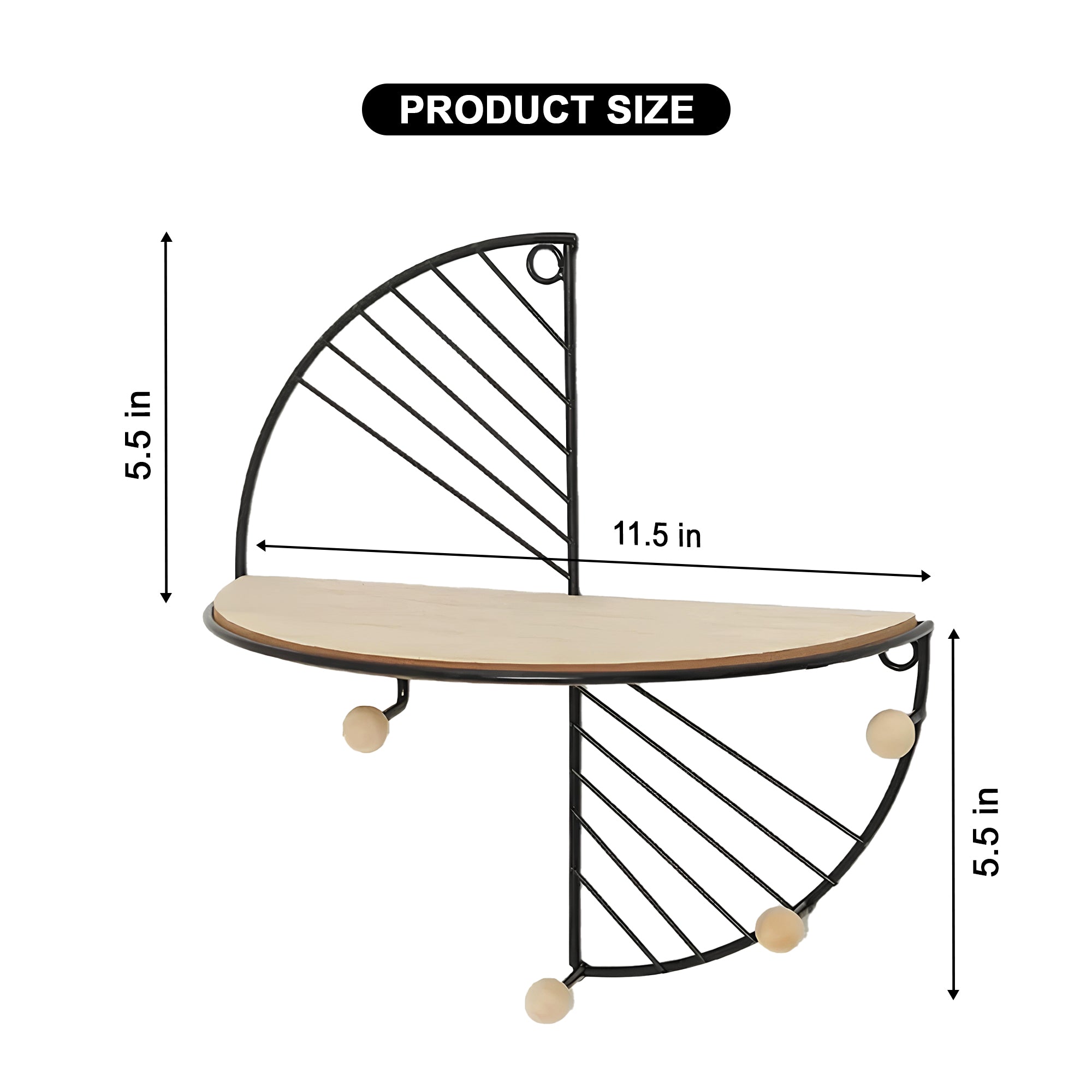 Metal Wall Mounted Storage Shelf
