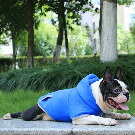 Polar Fleece Warm Dog Cat Hooded Jacket