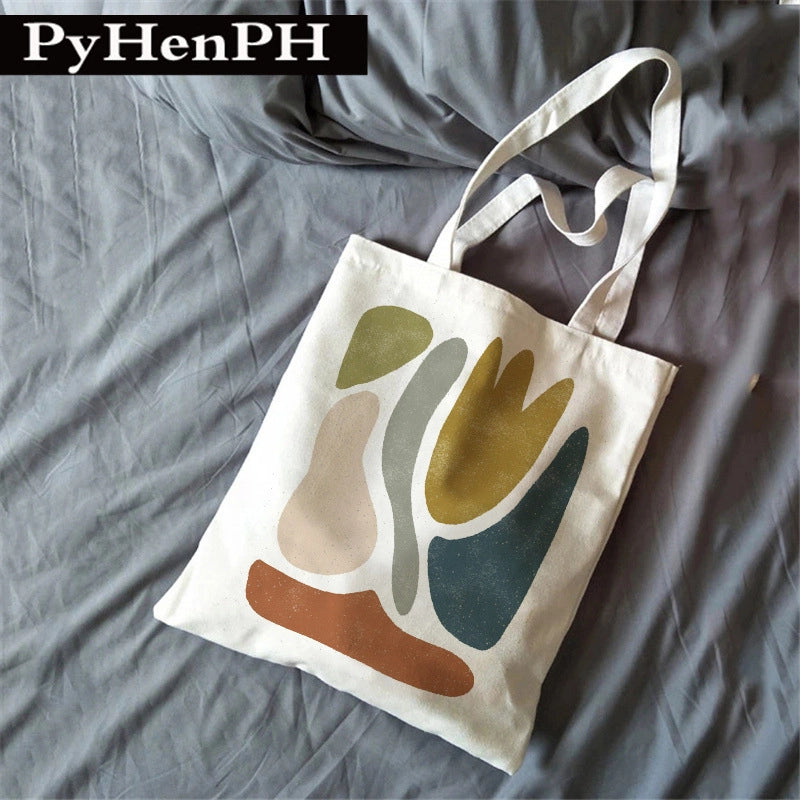 Women's Small Canvas Color Block Vintage Style Classic Style Square Open Shoulder Bag