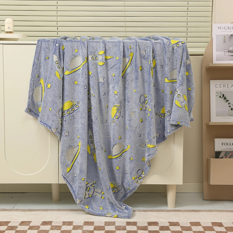 Cute Dinosaur Star  Fabric Blanket Bedding