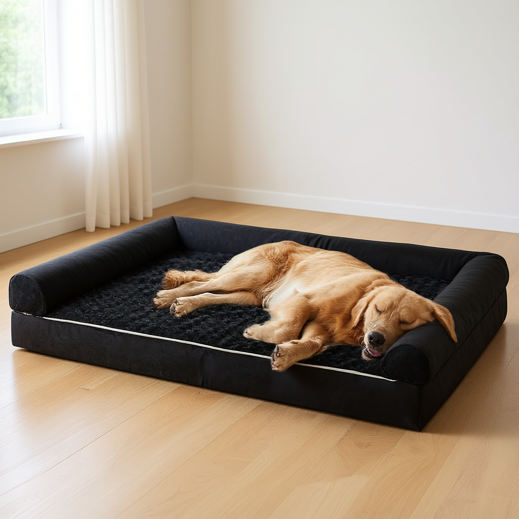 Comfort Sofa Dog Bed With Washable Cover