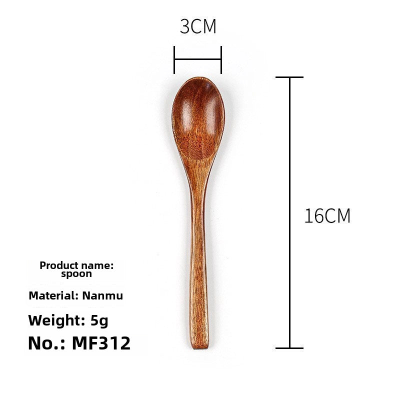Phoebe Rice Spoon Long Pointed Handle Small Wooden Spoon Long Handle Salad Honey Spoon Wooden Spoon Small Spoon