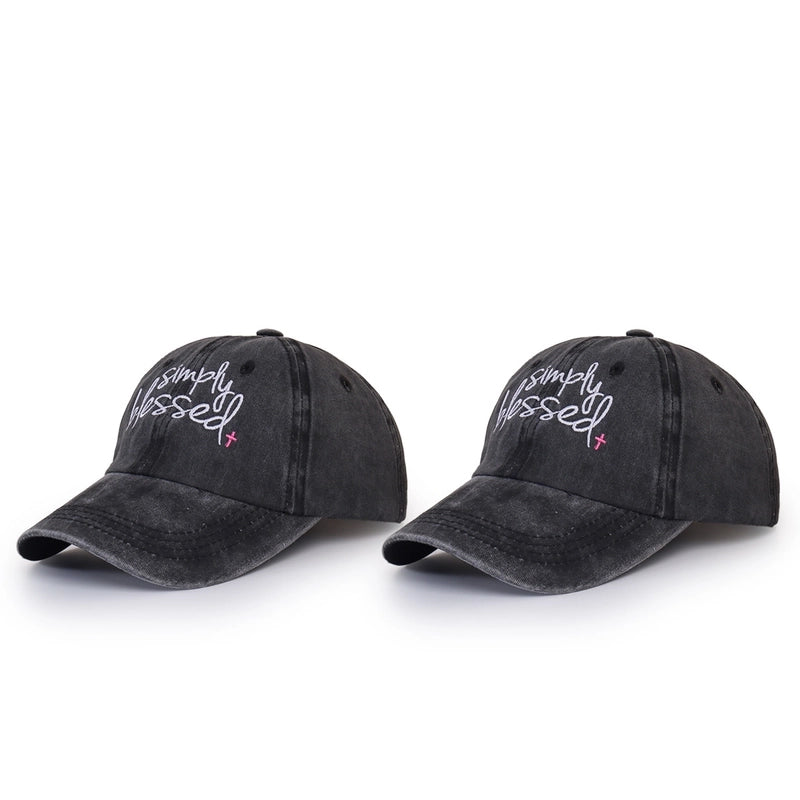 Wide-brimmed Washable Baseball Cap