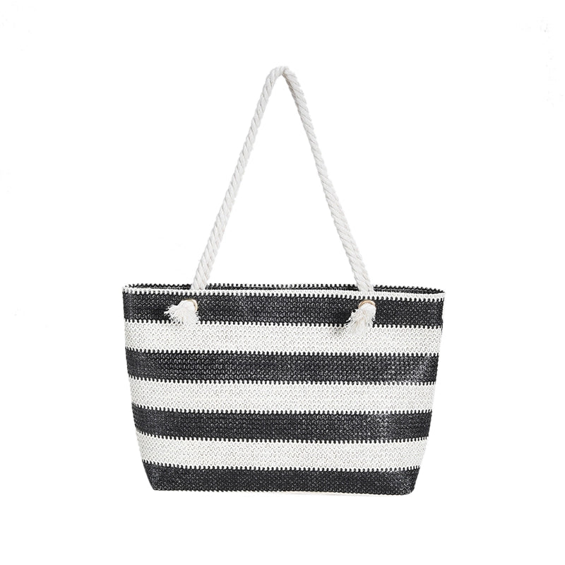 Women's All Seasons Straw Classic Style Shoulder Bag