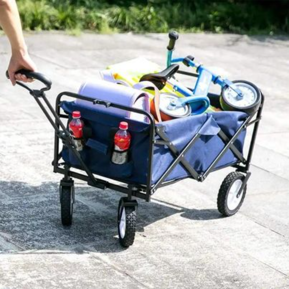 Garden Trolley . Multi-Function Portable Shopping Cart for Outdoor Camping