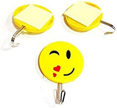 3 Pcs of Adhesive Wall Hooks . Wall Hooks Sticker