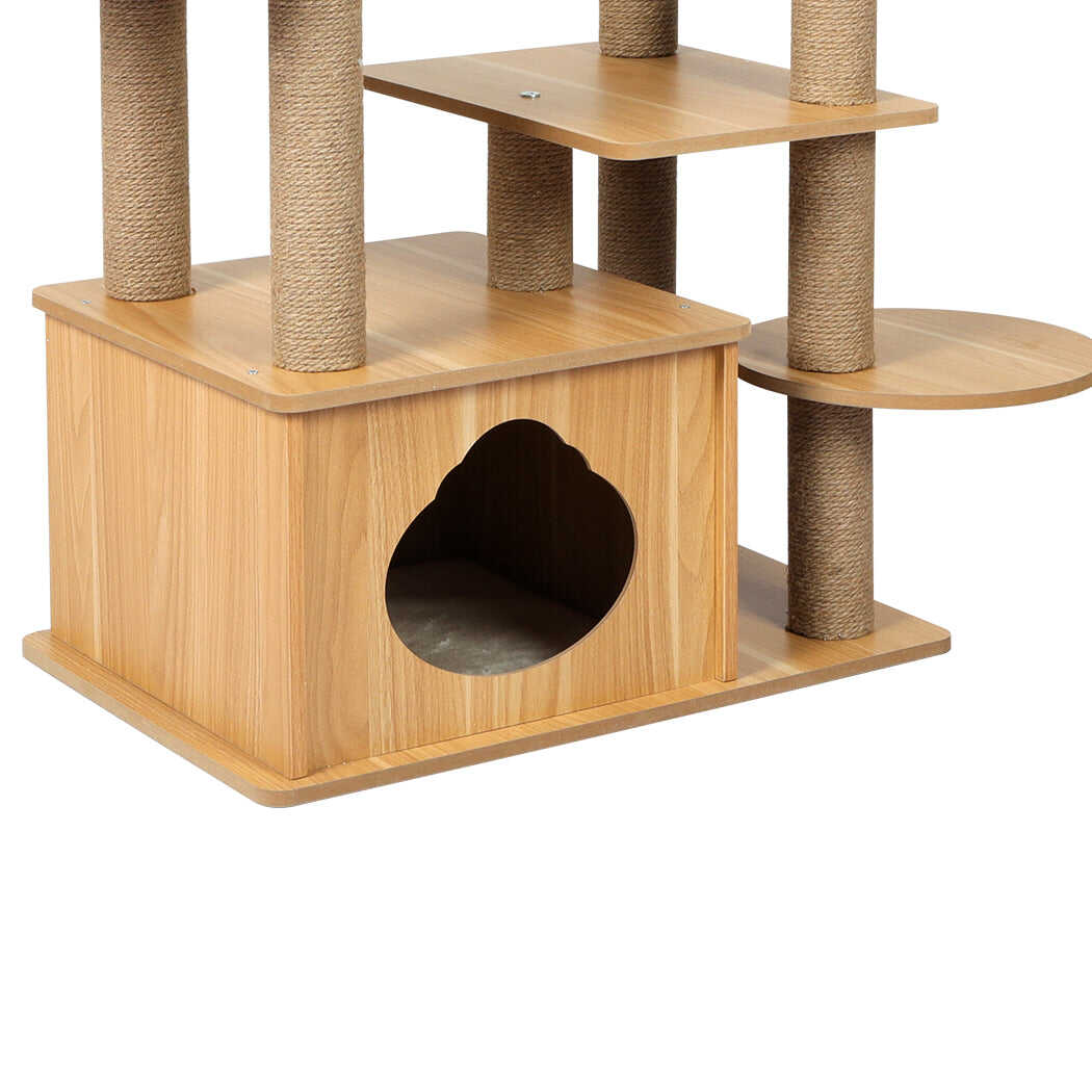 130cm Cat Scratching Post/Tree/Condo - Wood