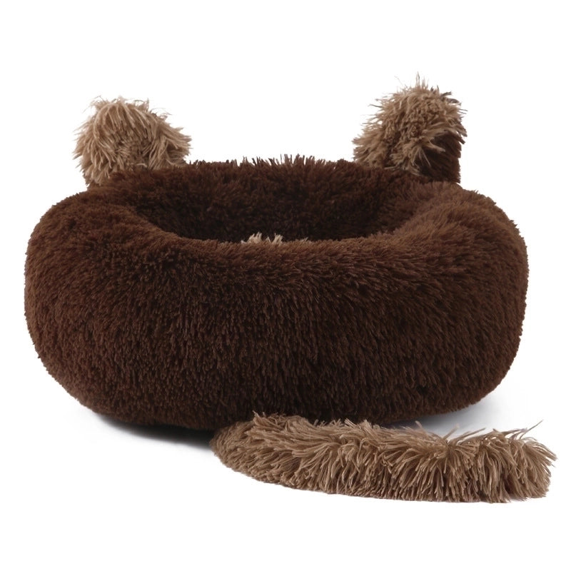 Minimalist Cloth Solid Color Pet Bed